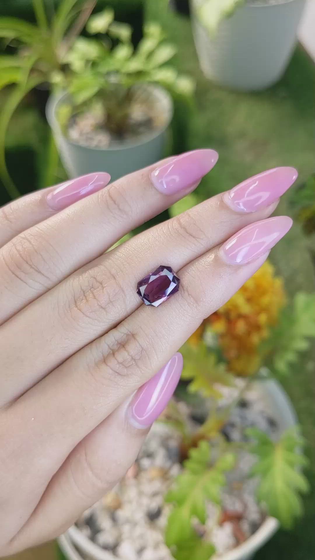 3.08 Ct. Spinel from Ceylon (Sri Lanka) Size Video