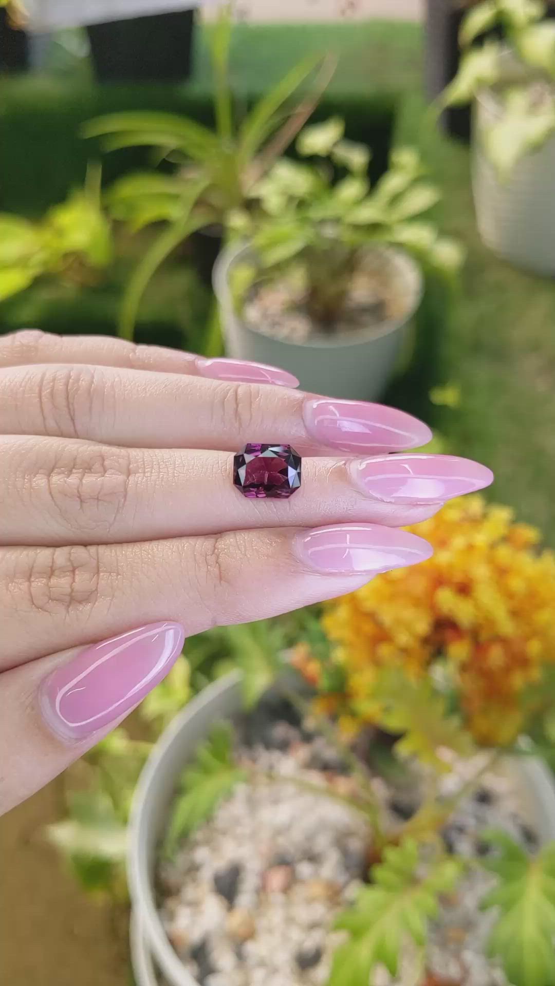 3.21 Ct. Spinel from Ceylon (Sri Lanka) Size Video