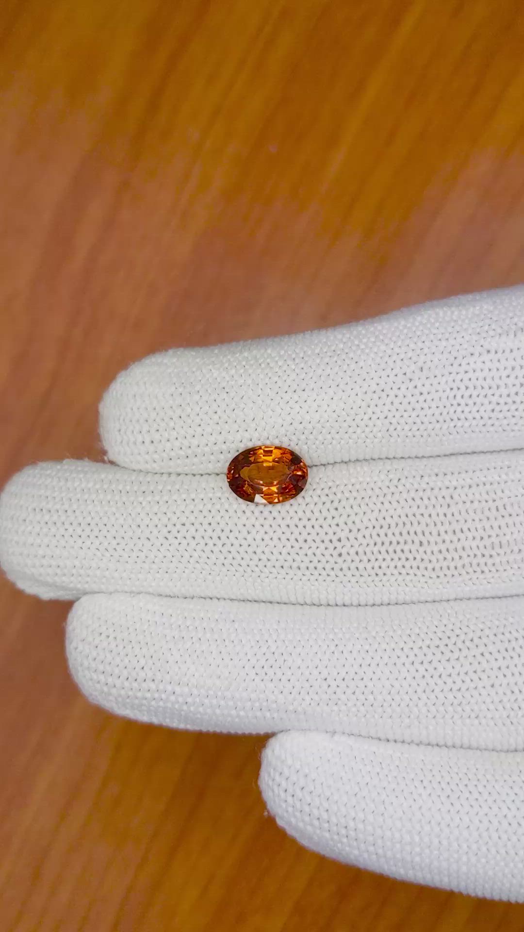 2.21 Ct. Hessonite Garnet from Madagascar Size Video