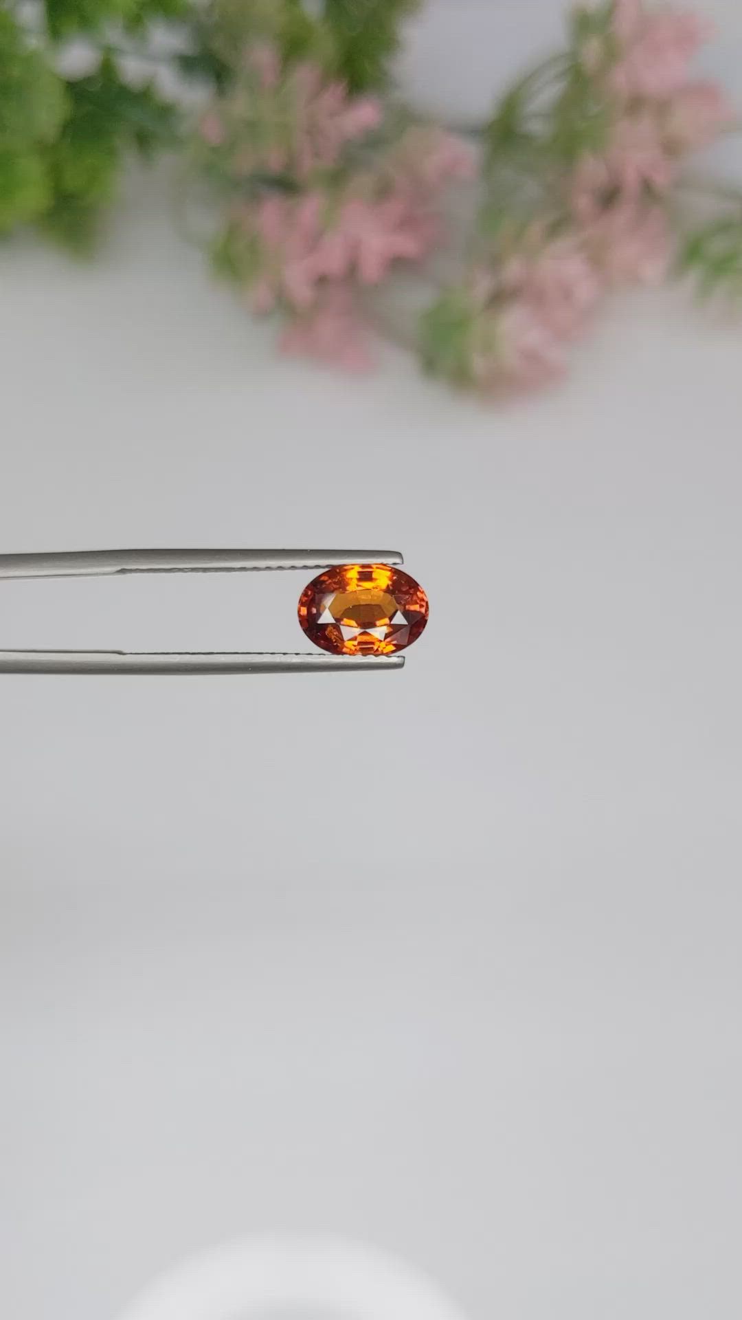 2.21 Ct. Hessonite Garnet from Madagascar Size Video