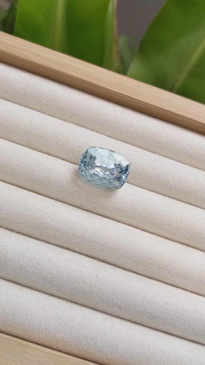 16.67 Ct. Aquamarine from Brazil Size Video