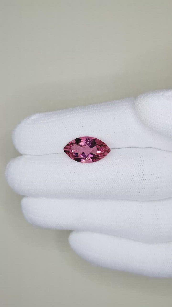 3.37 Ct. Tourmaline from Brazil Size Video