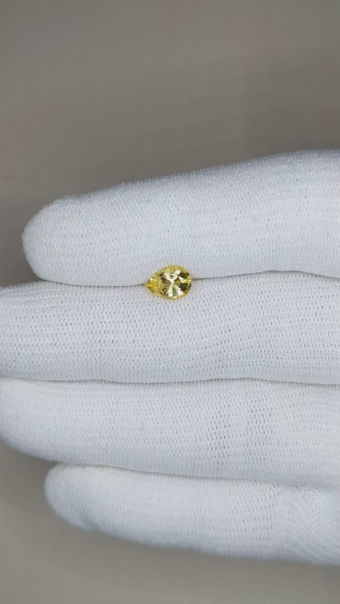0.67 Ct. Citrine from Ceylon (Sri Lanka) Size Video