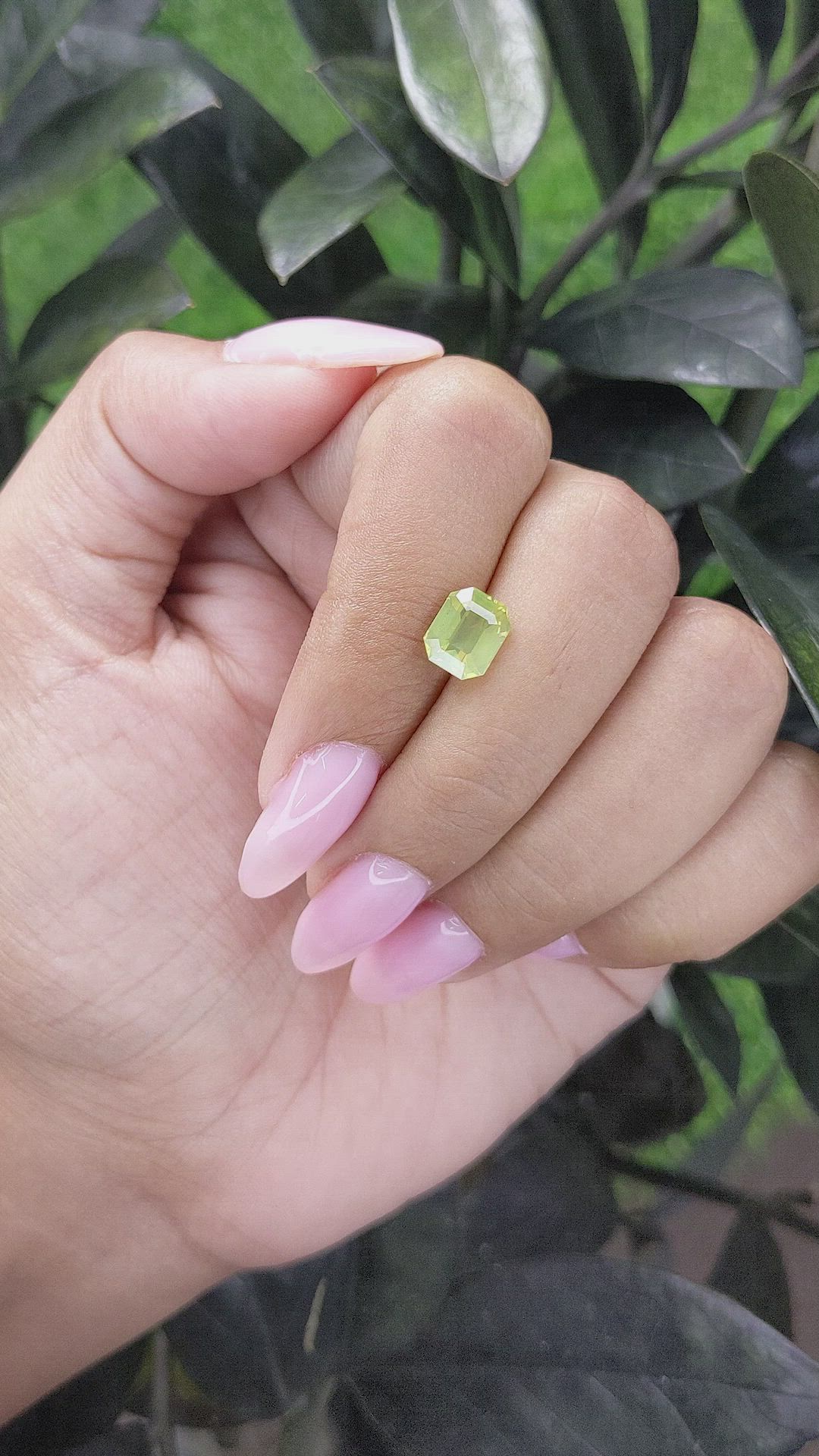 2.00 Ct. Chrysoberyl from Ceylon (Sri Lanka) Size Video