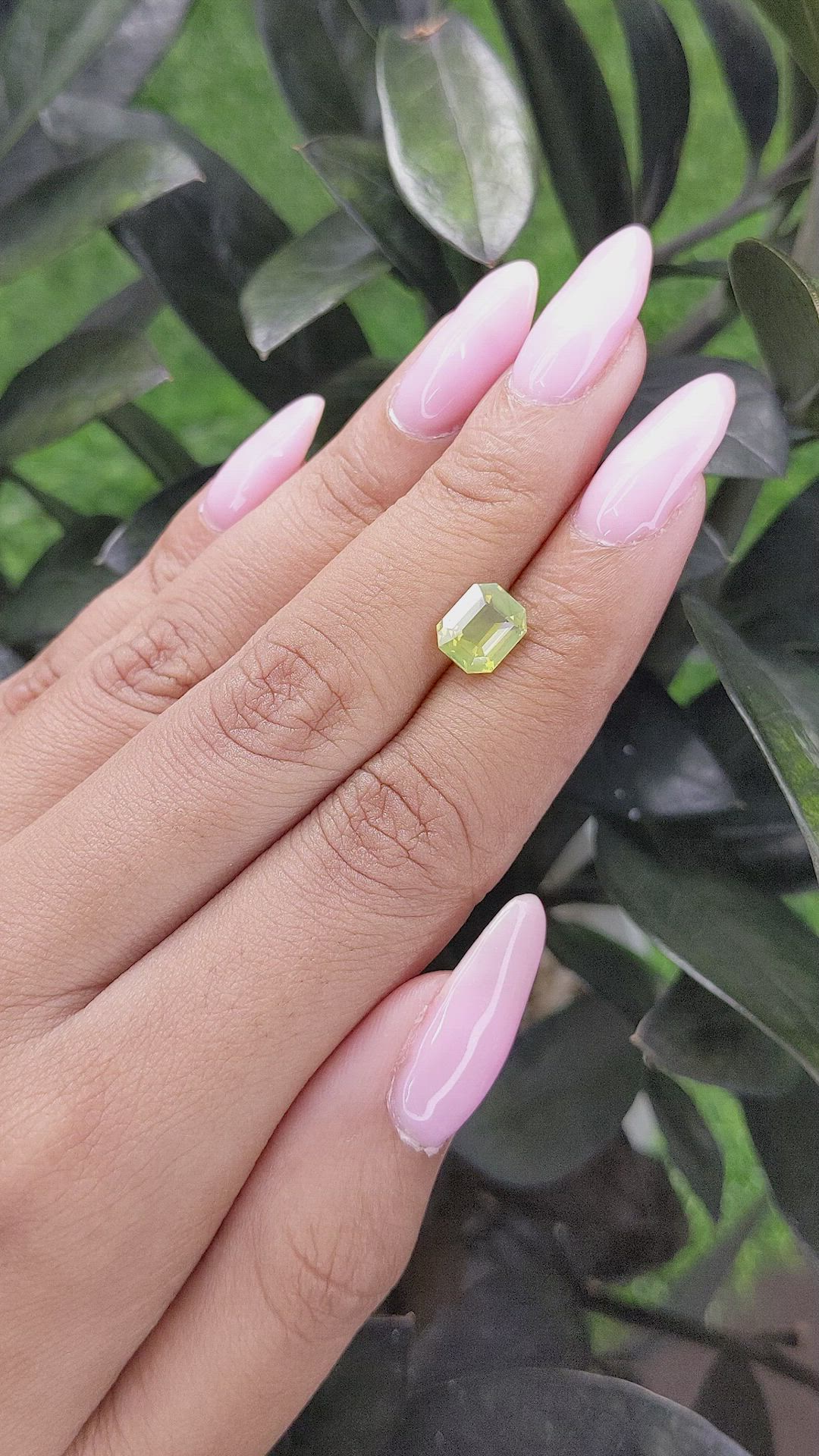 2.00 Ct. Chrysoberyl from Ceylon (Sri Lanka) Size Video