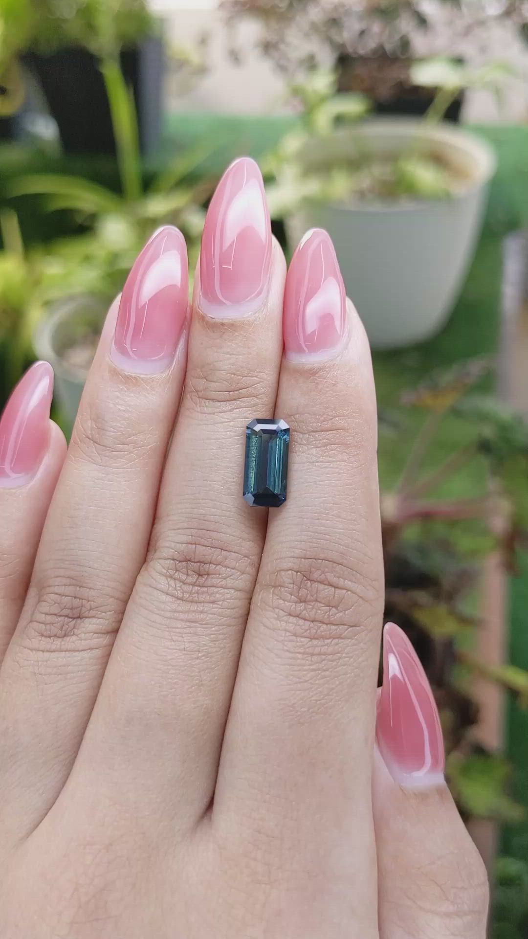 2.26 Ct. Tourmaline from Ceylon (Sri Lanka) Size Video