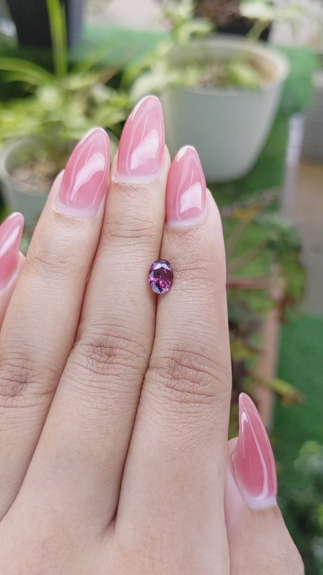 1.04 Ct. Spinel from Ceylon (Sri Lanka) Size Video