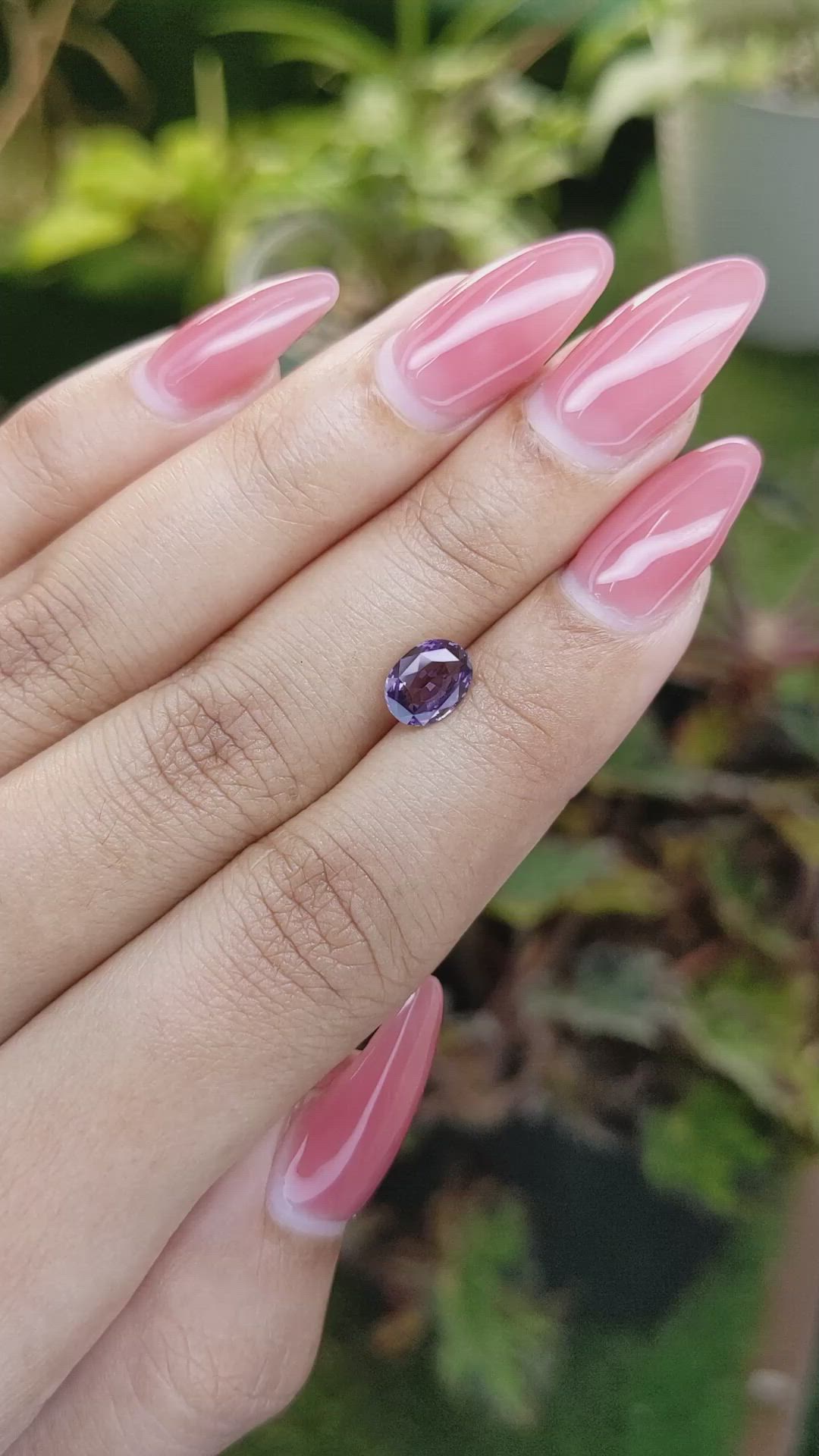 1.10 Ct. Spinel from Ceylon (Sri Lanka) Size Video
