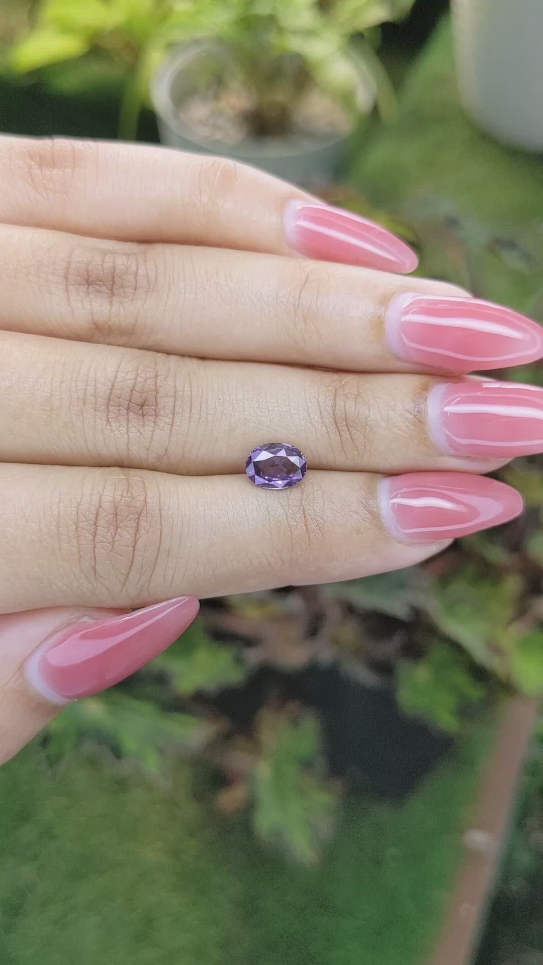 1.10 Ct. Spinel from Ceylon (Sri Lanka) Size Video
