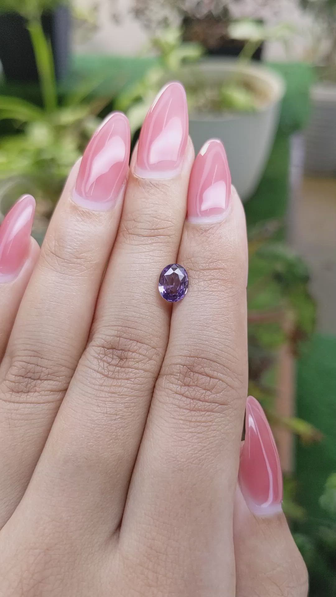 1.10 Ct. Spinel from Ceylon (Sri Lanka) Size Video