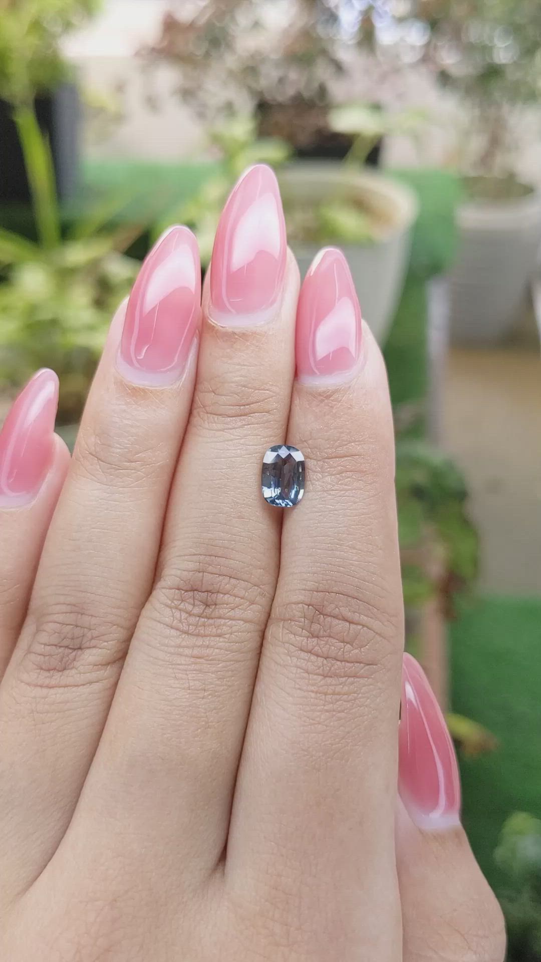 1.14 Ct. Spinel from Ceylon (Sri Lanka) Size Video