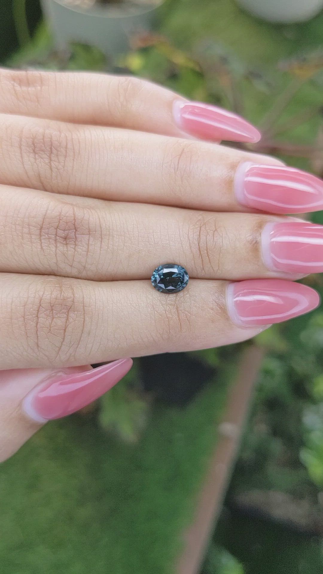 1.01 Ct. Spinel from Ceylon (Sri Lanka) Size Video