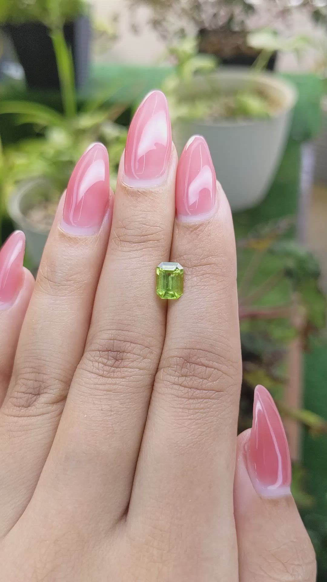 1.16 Ct. Peridot from Pakistan Size Video