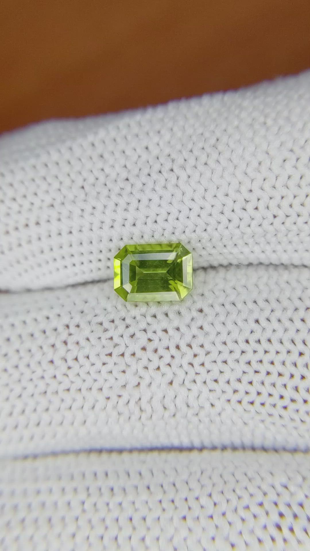 1.16 Ct. Peridot from Pakistan Size Video