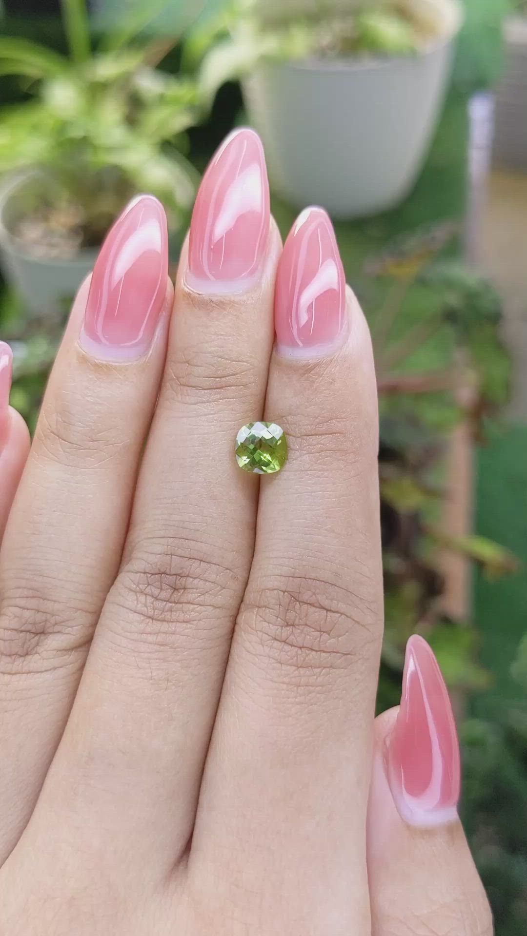 1.08 Ct. Peridot from Pakistan Size Video