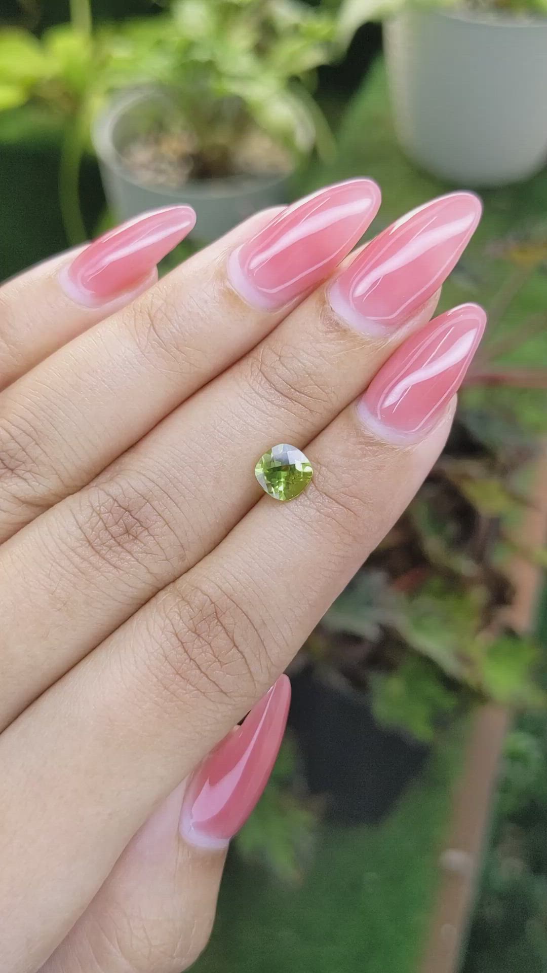 1.08 Ct. Peridot from Pakistan Size Video
