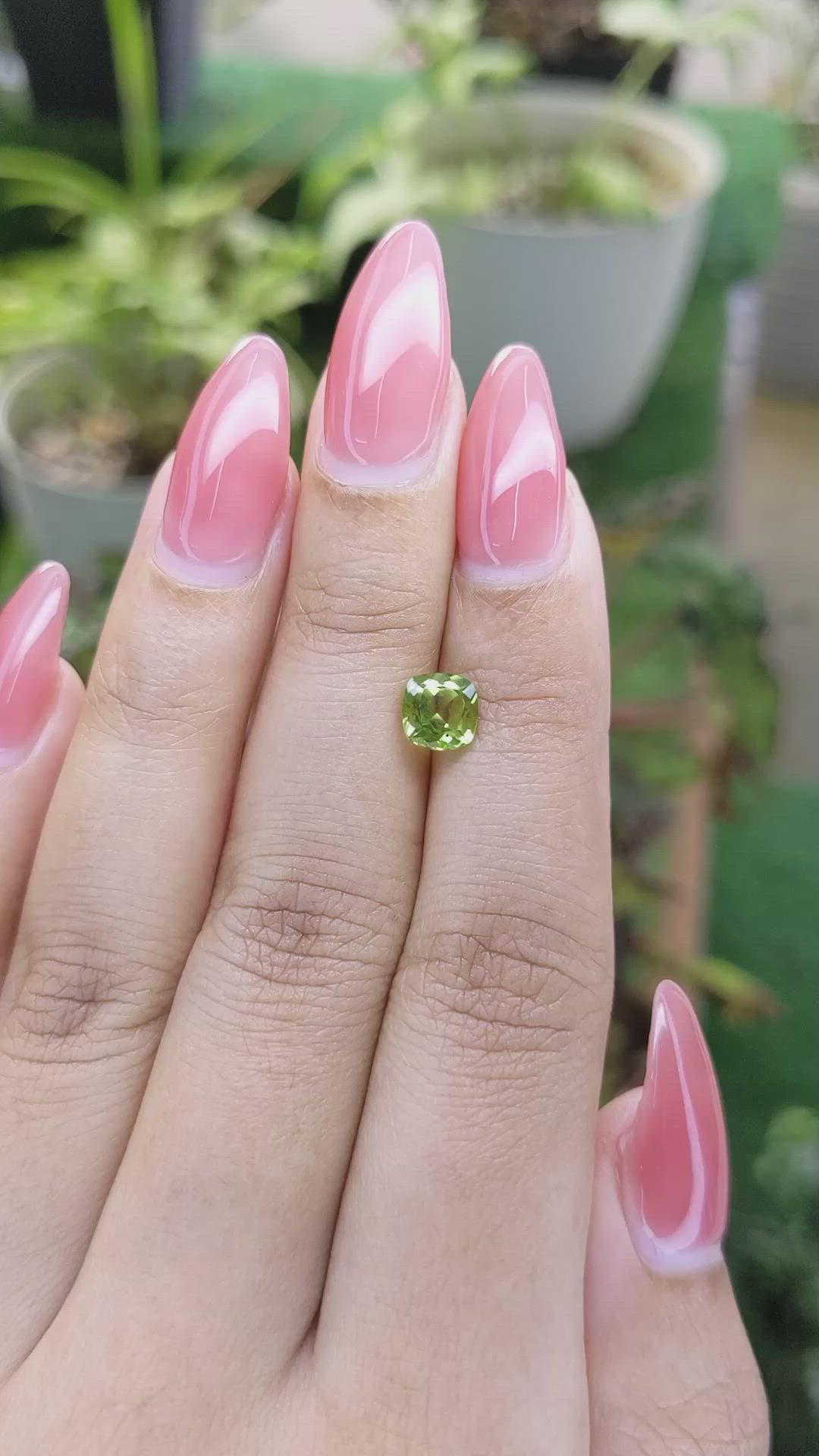 1.05 Ct. Peridot from Pakistan Size Video