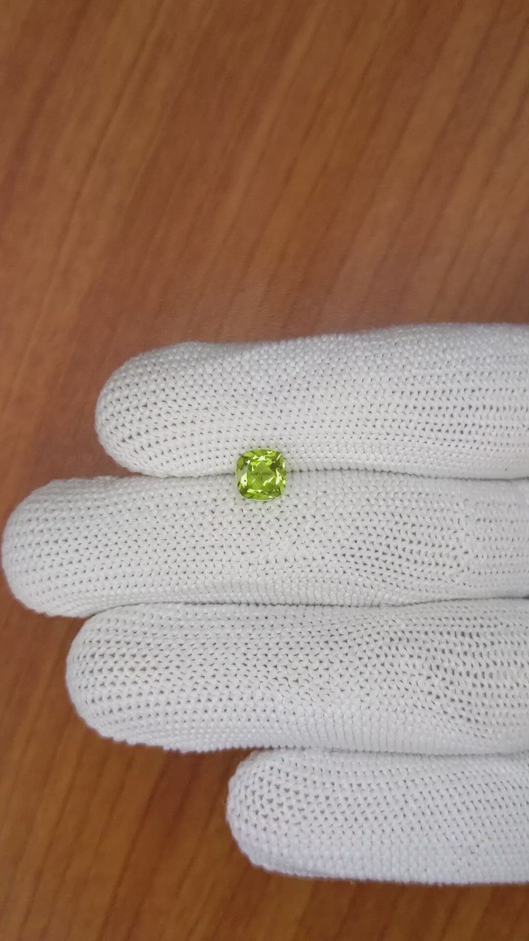 1.05 Ct. Peridot from Pakistan Size Video