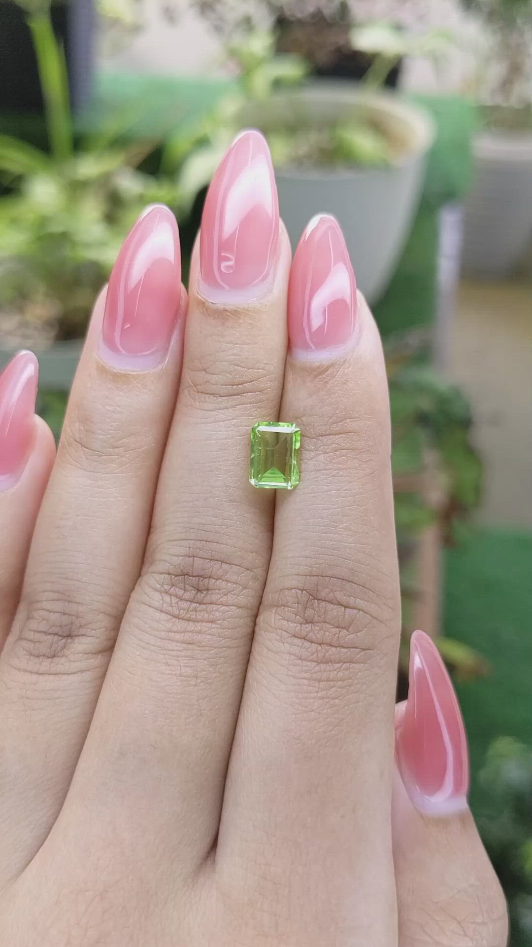 1.63 Ct. Peridot from Pakistan Size Video