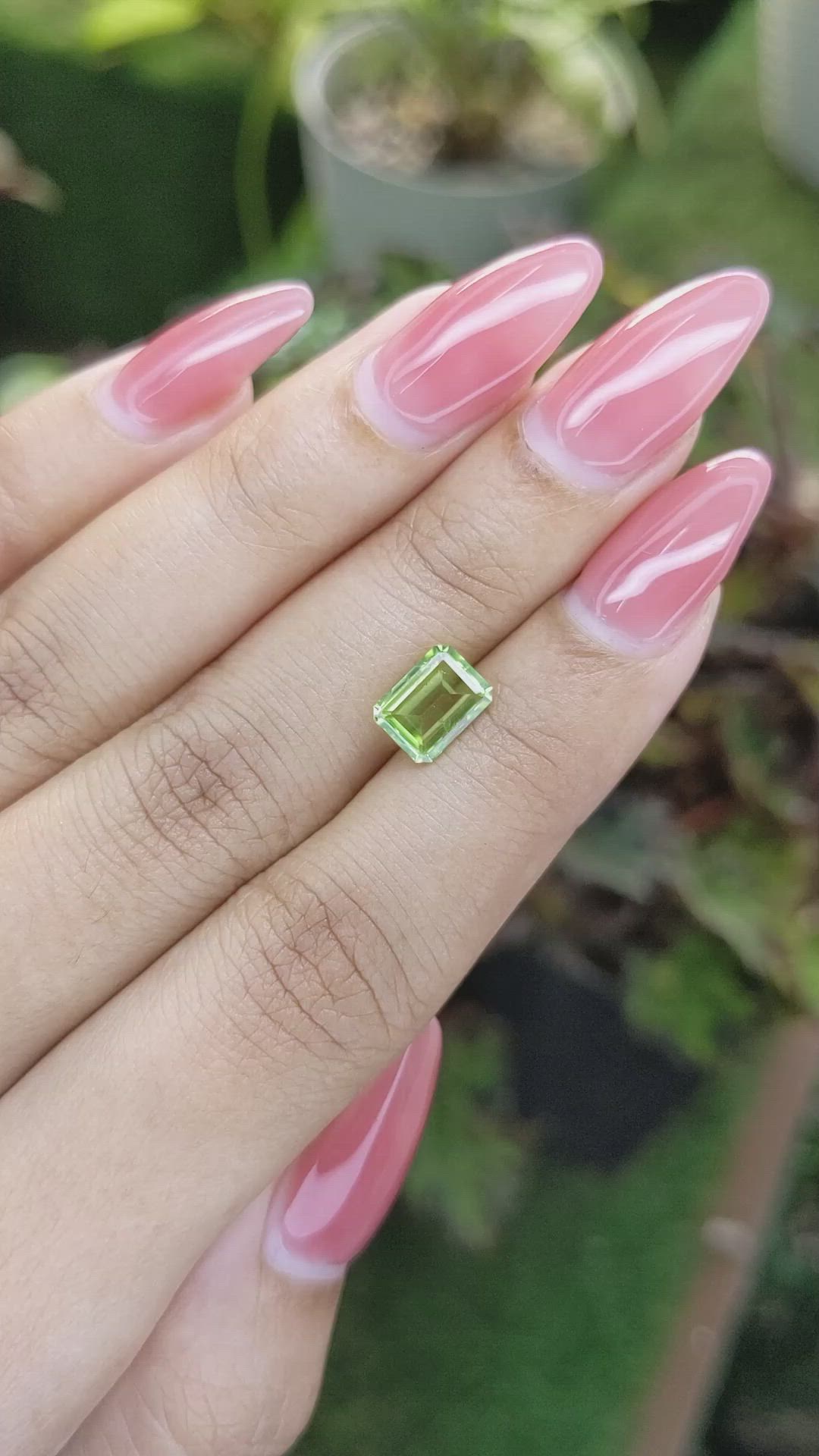 1.63 Ct. Peridot from Pakistan Size Video