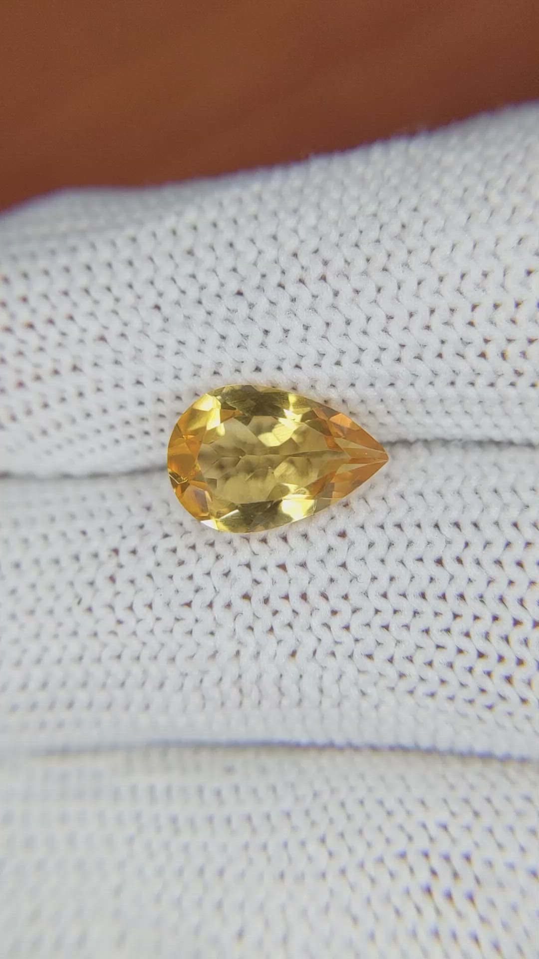 2.31 Ct. Citrine from Brazil Size Video