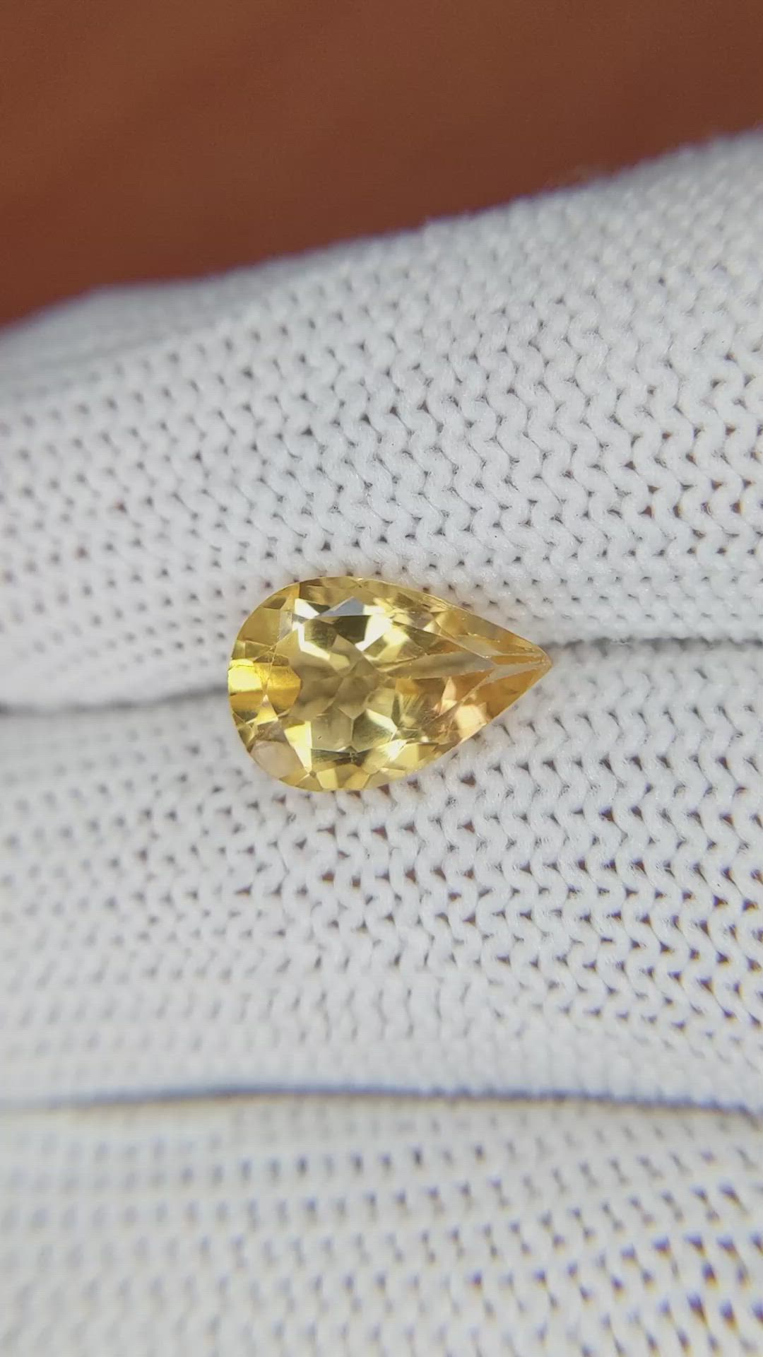2.34 Ct. Citrine from Brazil Size Video
