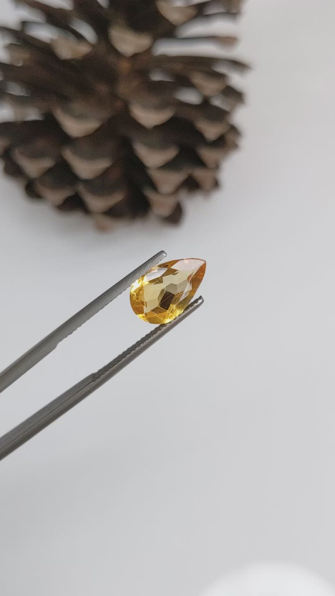 2.66 Ct. Citrine from Brazil Size Video