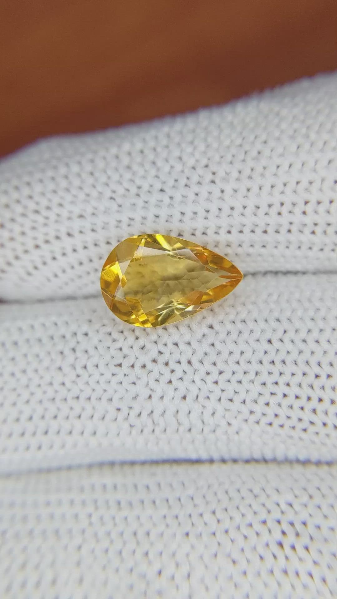 2.66 Ct. Citrine from Brazil Size Video