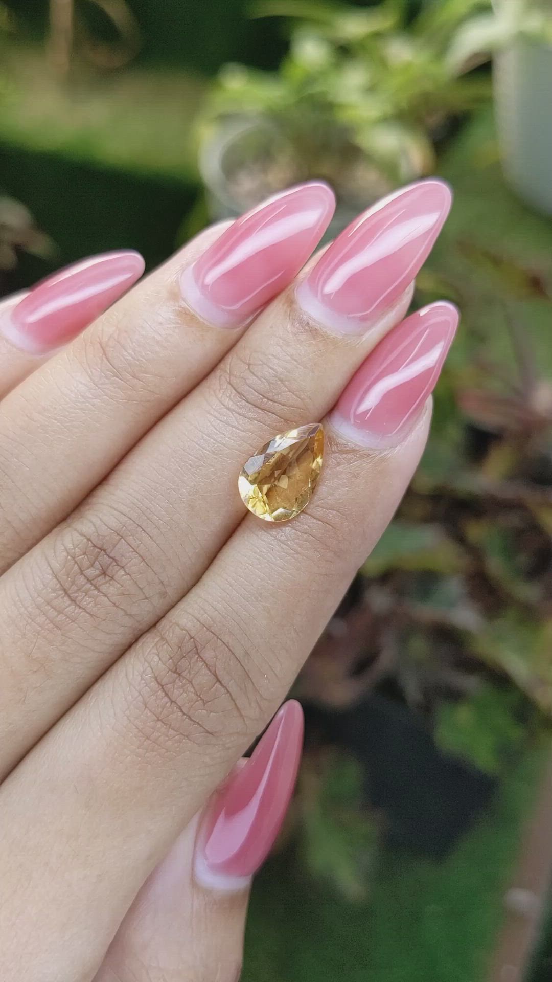 2.24 Ct. Citrine from Brazil Size Video