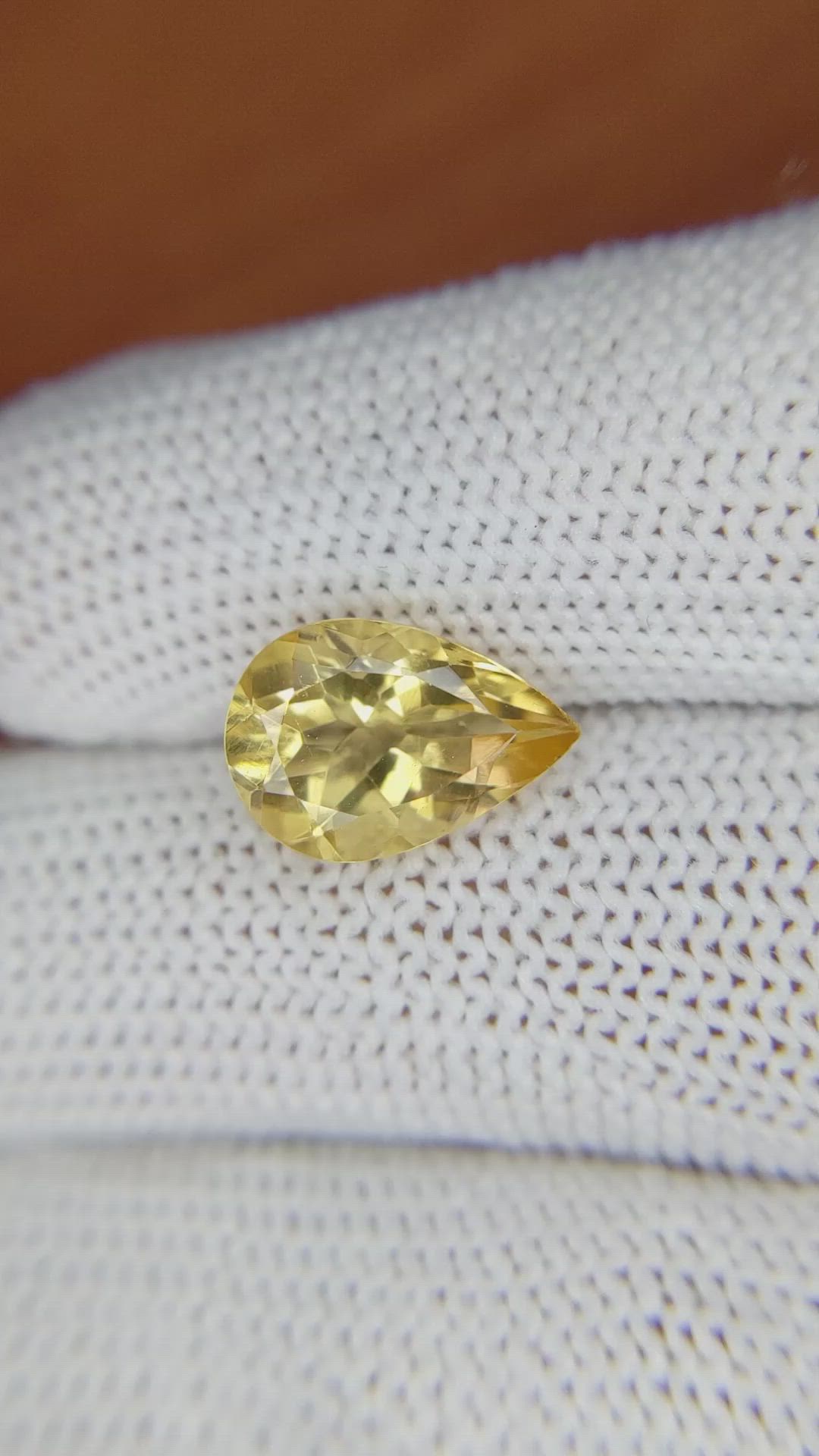 3.10 Ct. Citrine from Brazil Size Video