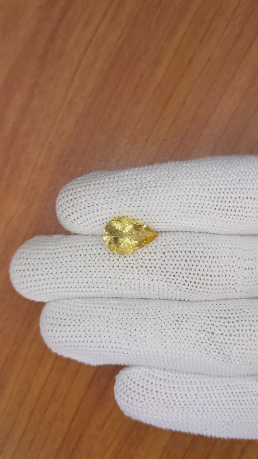 3.10 Ct. Citrine from Brazil Size Video
