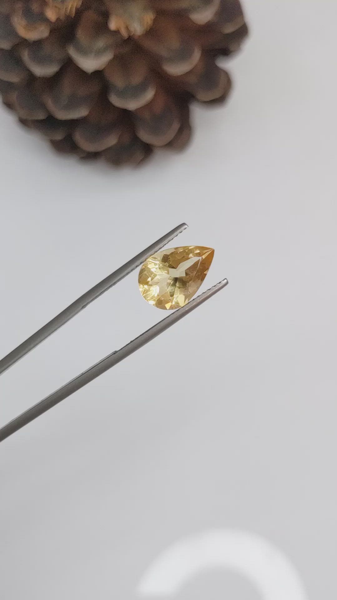 3.10 Ct. Citrine from Brazil Size Video