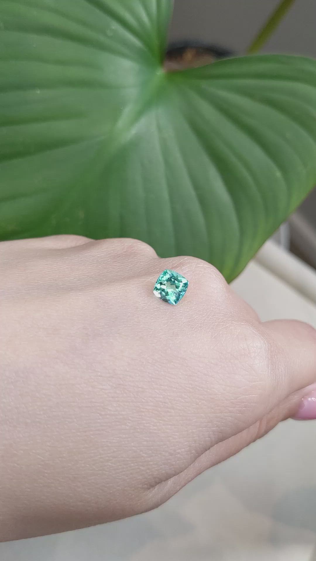 1.22 Ct. Paraiba Tourmaline from Africa Size Video