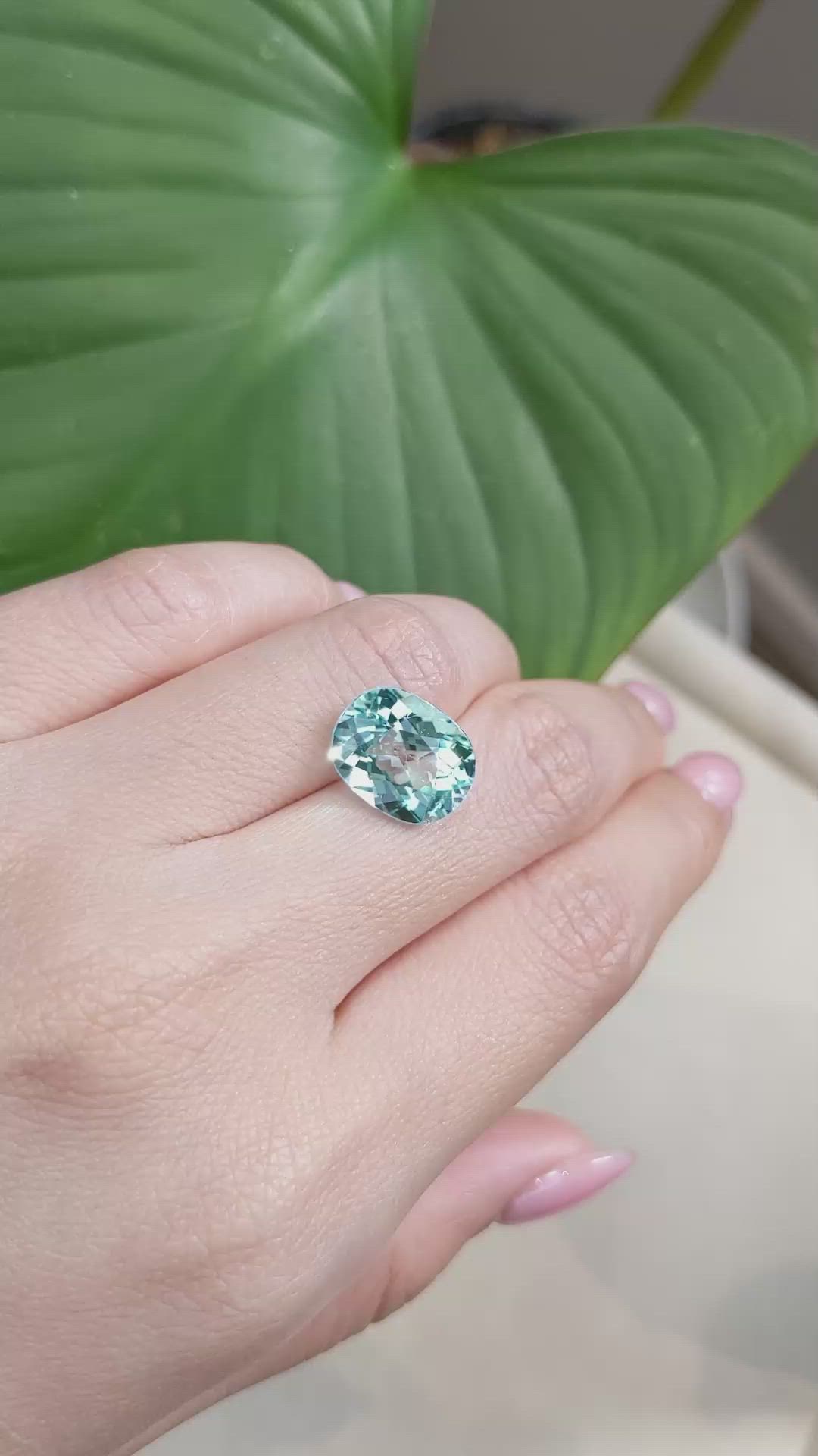 6.67 Ct. Paraiba Tourmaline from Africa Size Video