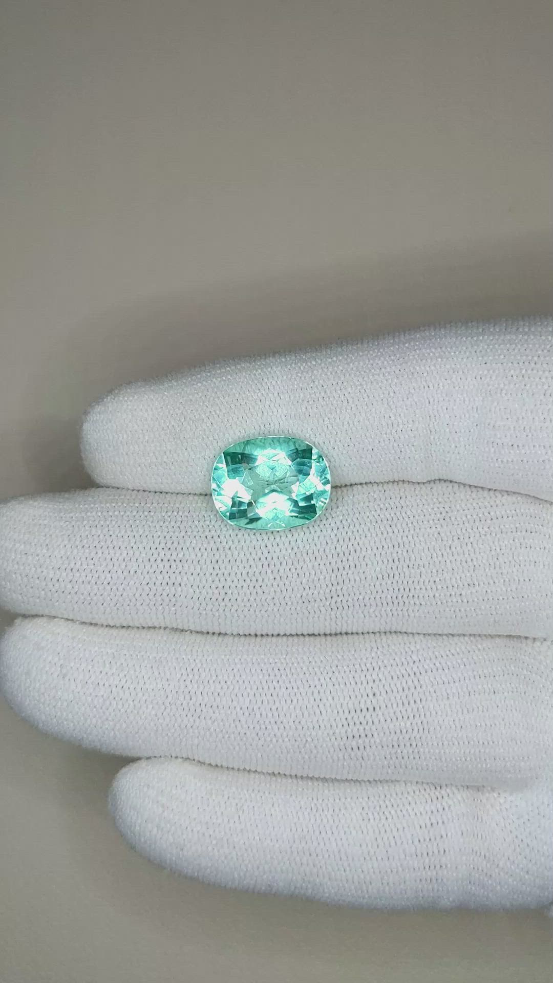 6.67 Ct. Paraiba Tourmaline from Africa Size Video
