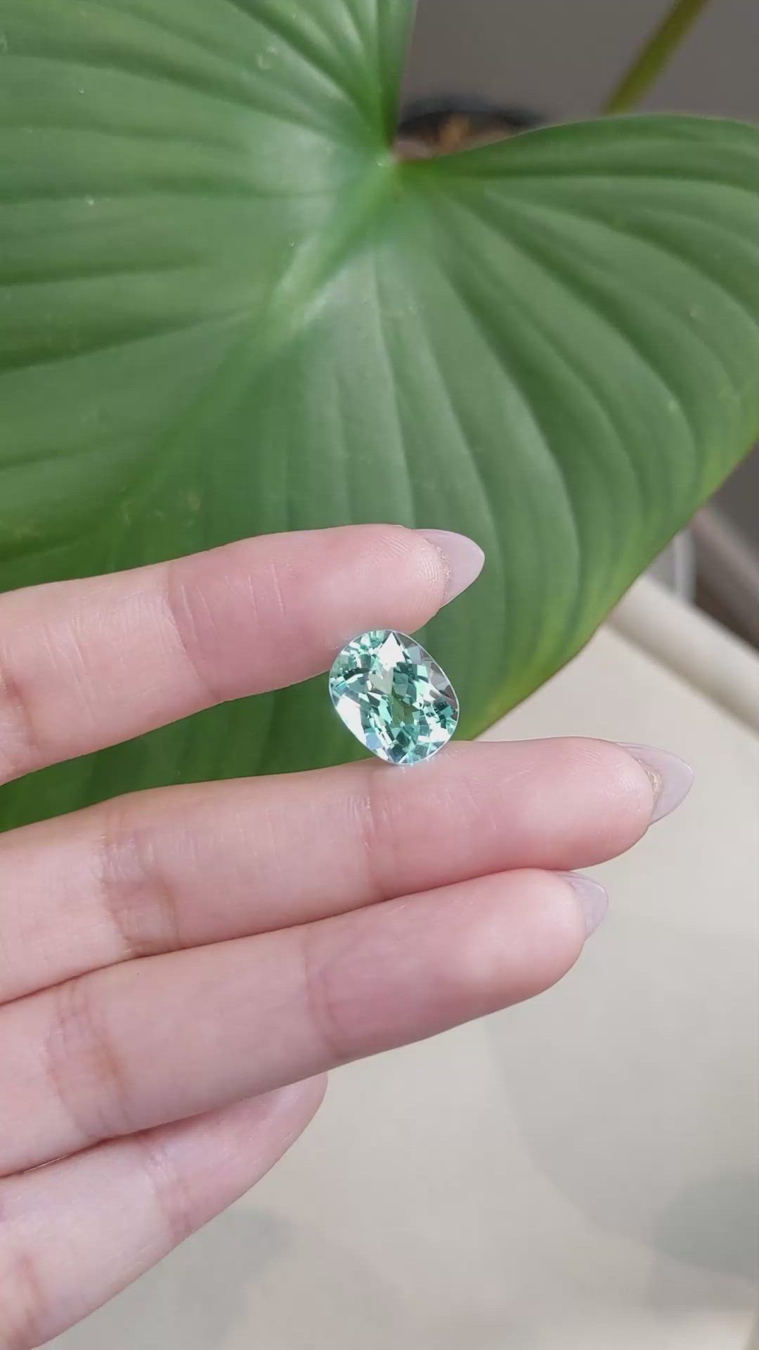 6.67 Ct. Paraiba Tourmaline from Africa Size Video