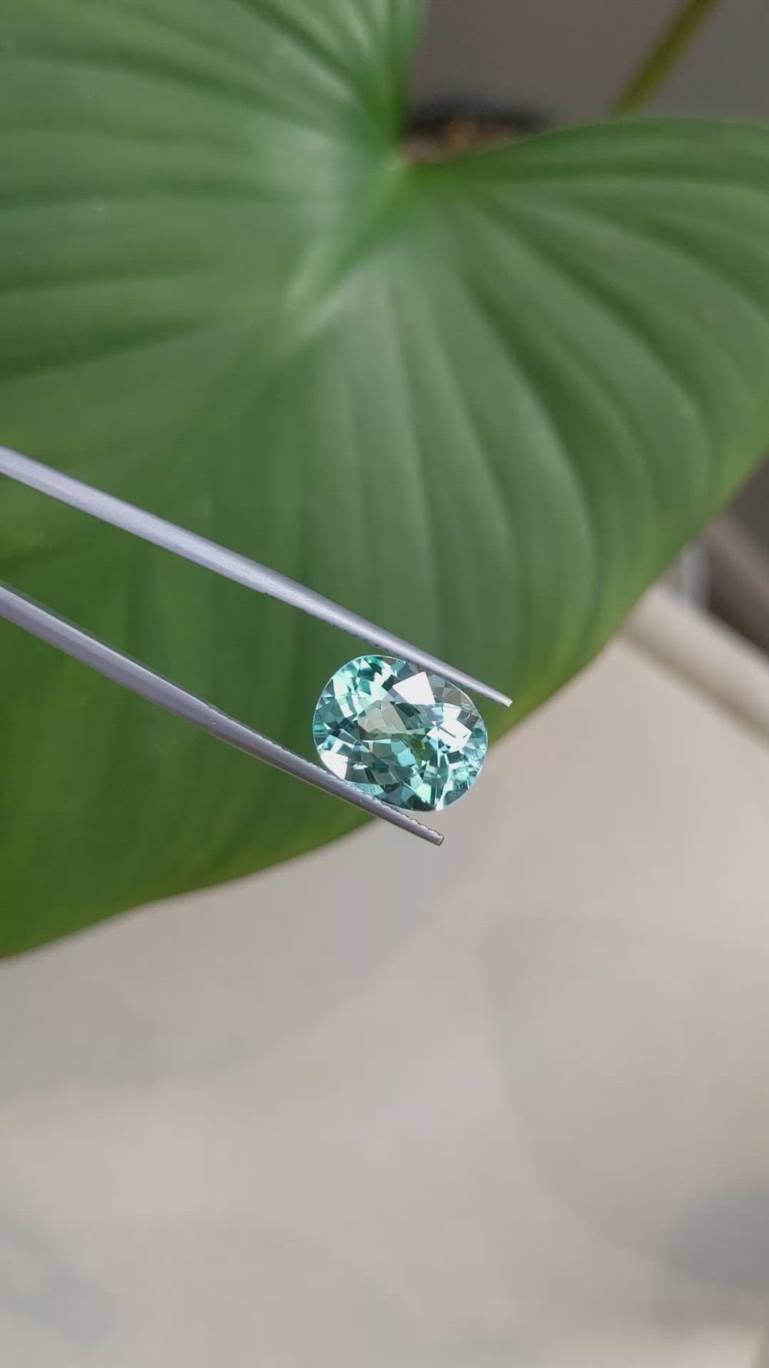 6.67 Ct. Paraiba Tourmaline from Africa Size Video