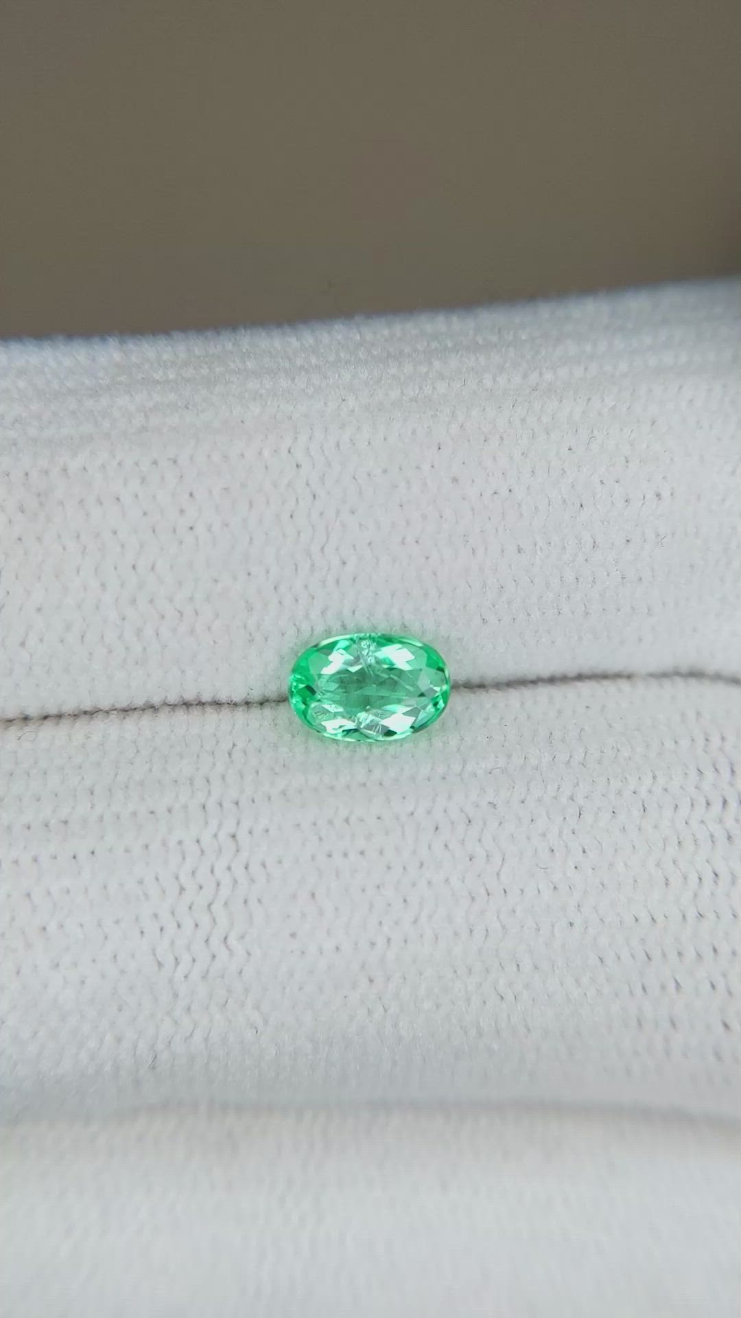 0.48 Ct. Paraiba Tourmaline from Africa Size Video