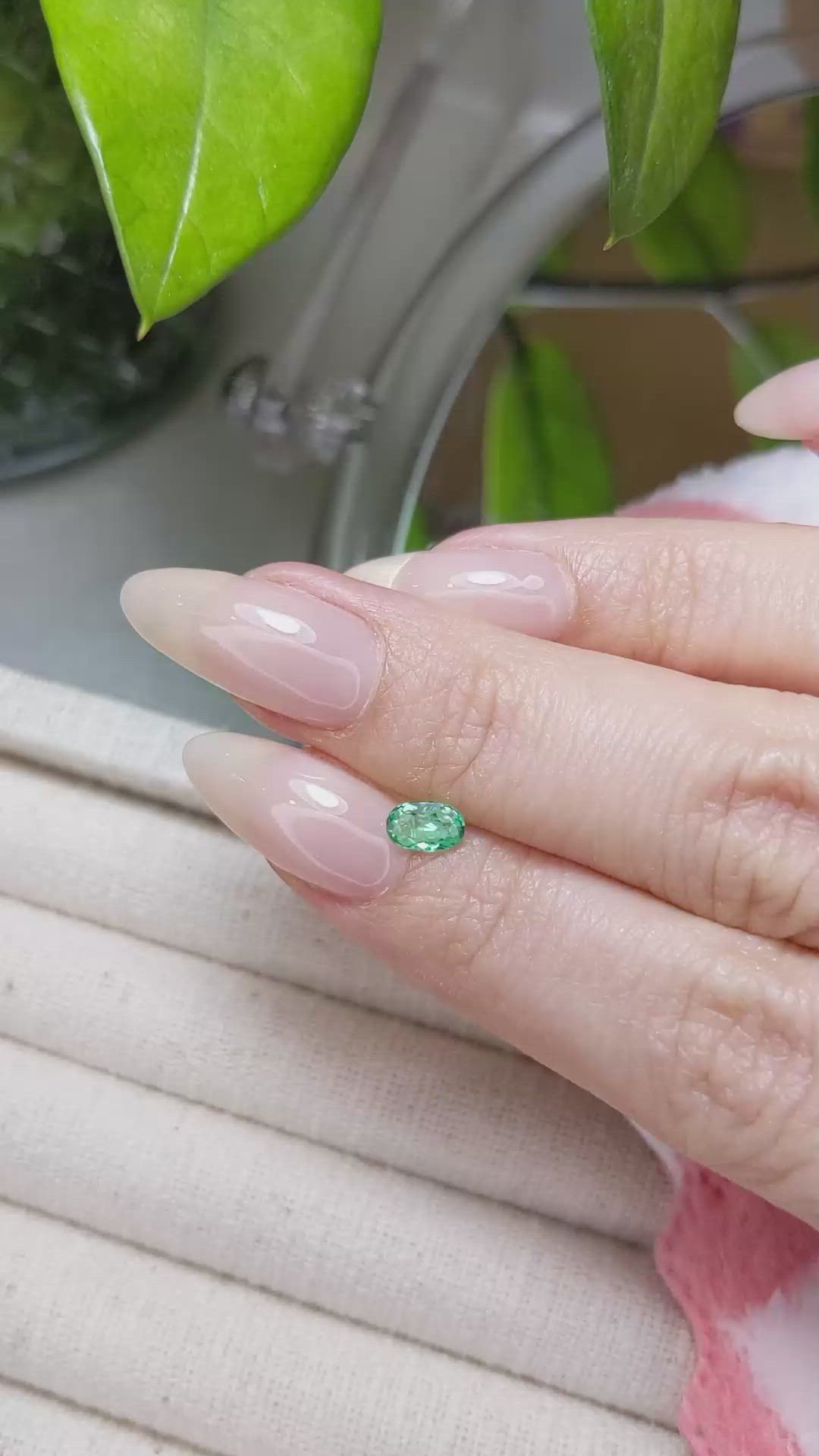 0.48 Ct. Paraiba Tourmaline from Africa Size Video