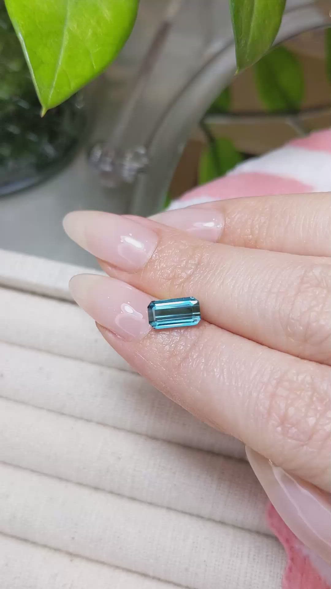 1.36 Ct. Tourmaline from Mozambique Size Video