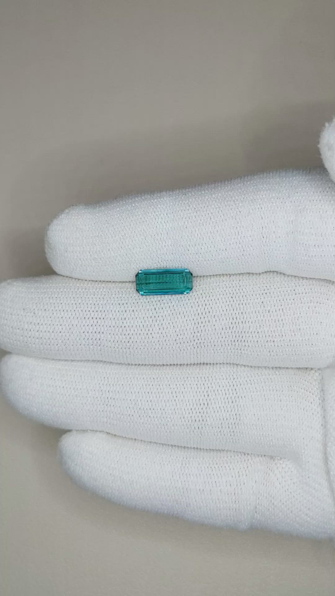 1.35 Ct. Tourmaline from Mozambique Size Video
