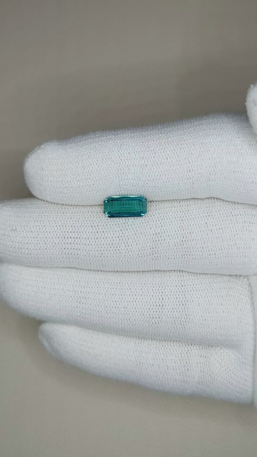 1.38 Ct. Tourmaline from Mozambique Size Video