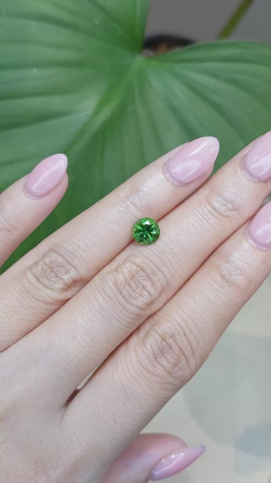 1.09 Ct. Chrome Tourmaline from Africa Size Video