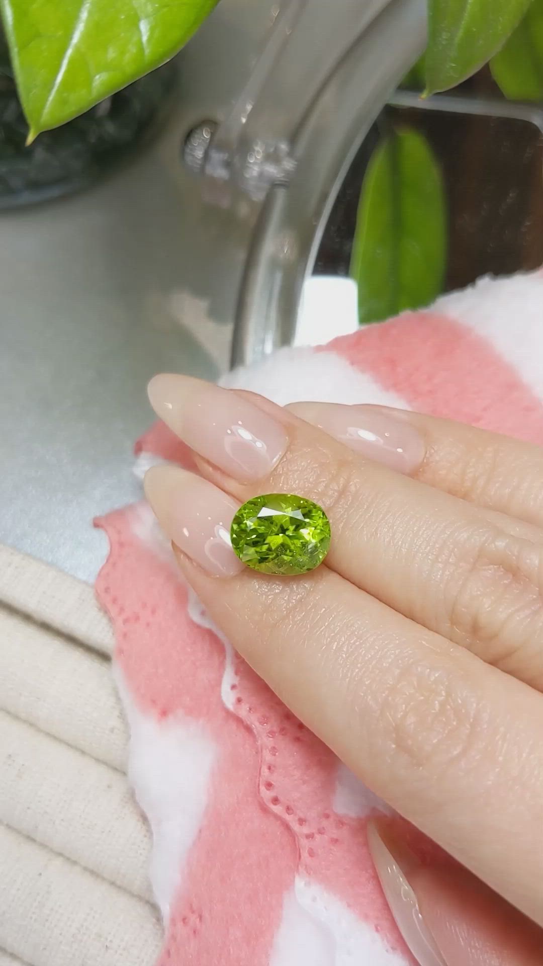 6.78 Ct. Peridot from Burma (Myanmar) Size Video
