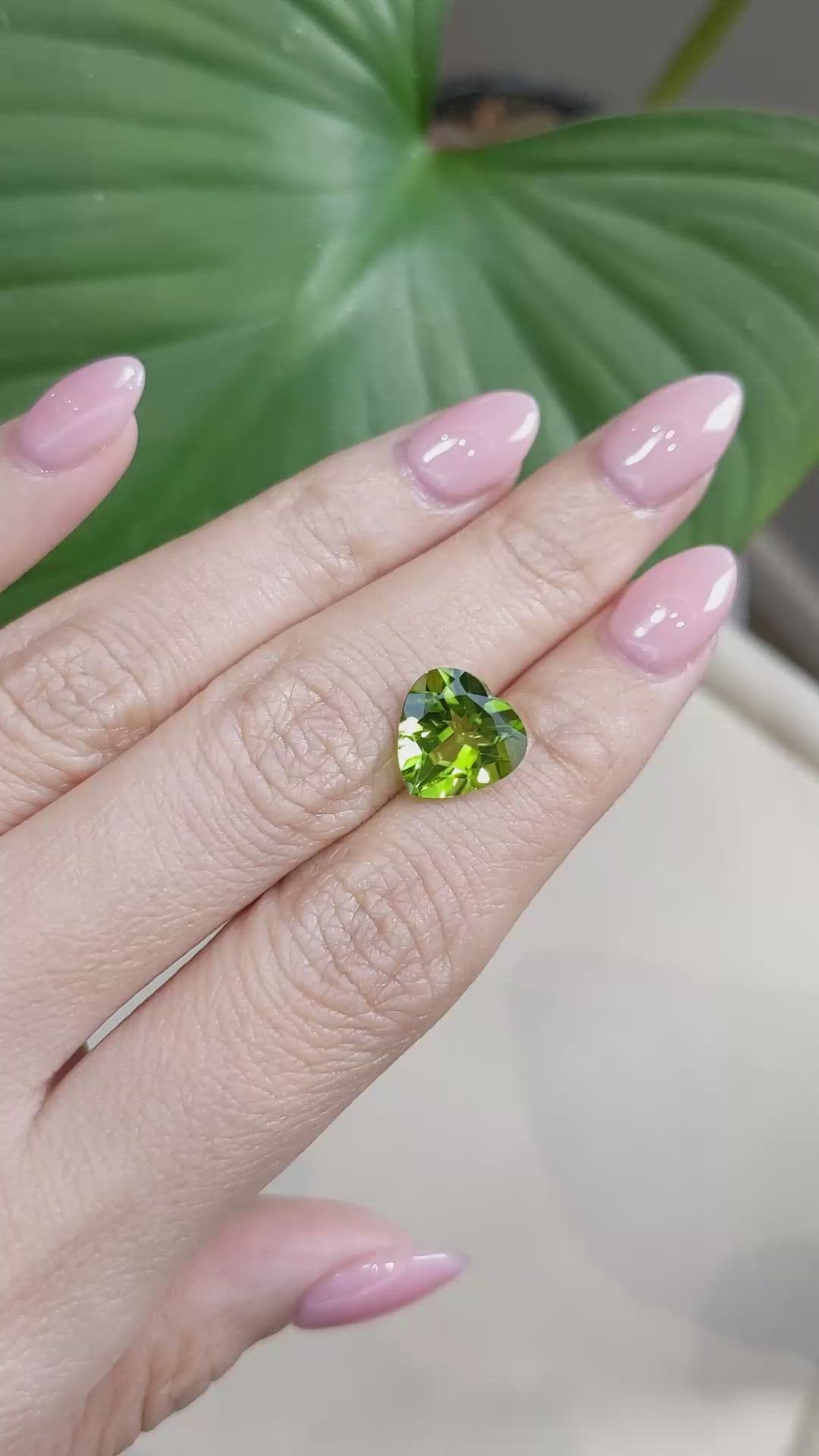 4.47 Ct. Peridot from Burma (Myanmar) Size Video