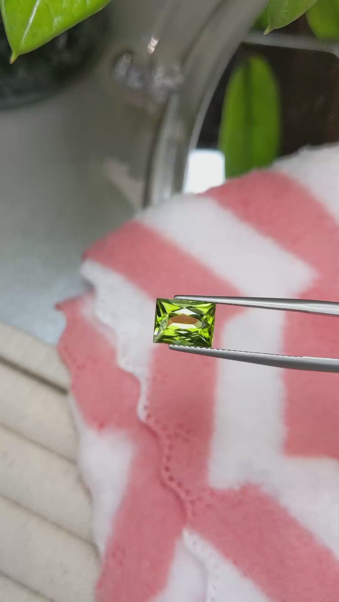 2.79 Ct. Peridot from Burma (Myanmar) Size Video