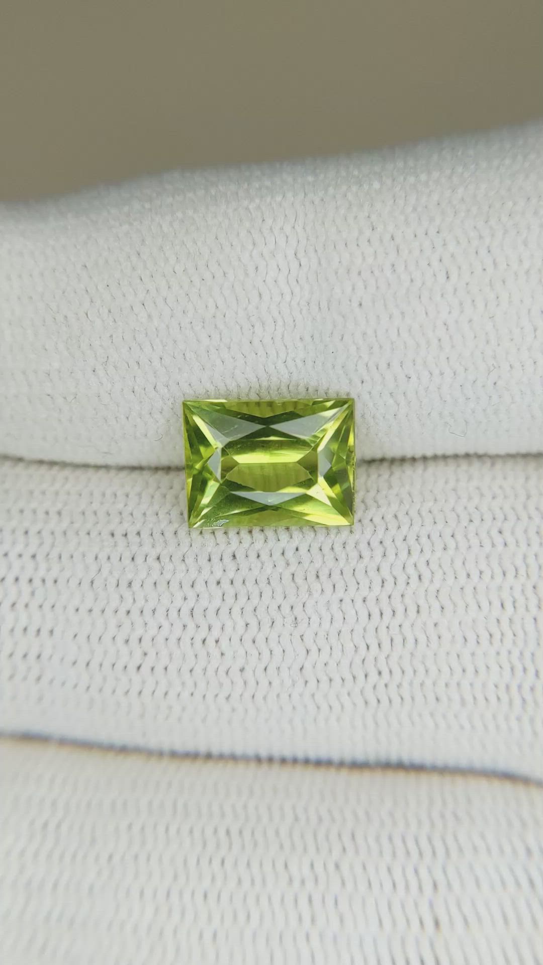 2.79 Ct. Peridot from Burma (Myanmar) Size Video