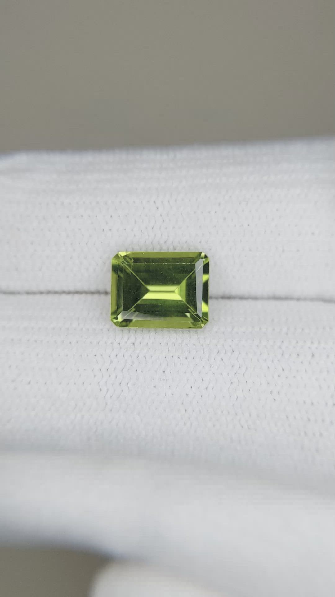 2.22 Ct. Peridot from Burma (Myanmar) Size Video