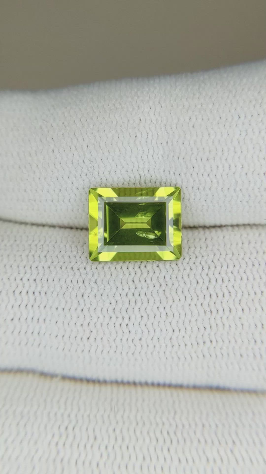 3.21 Ct. Peridot from Burma (Myanmar) Size Video