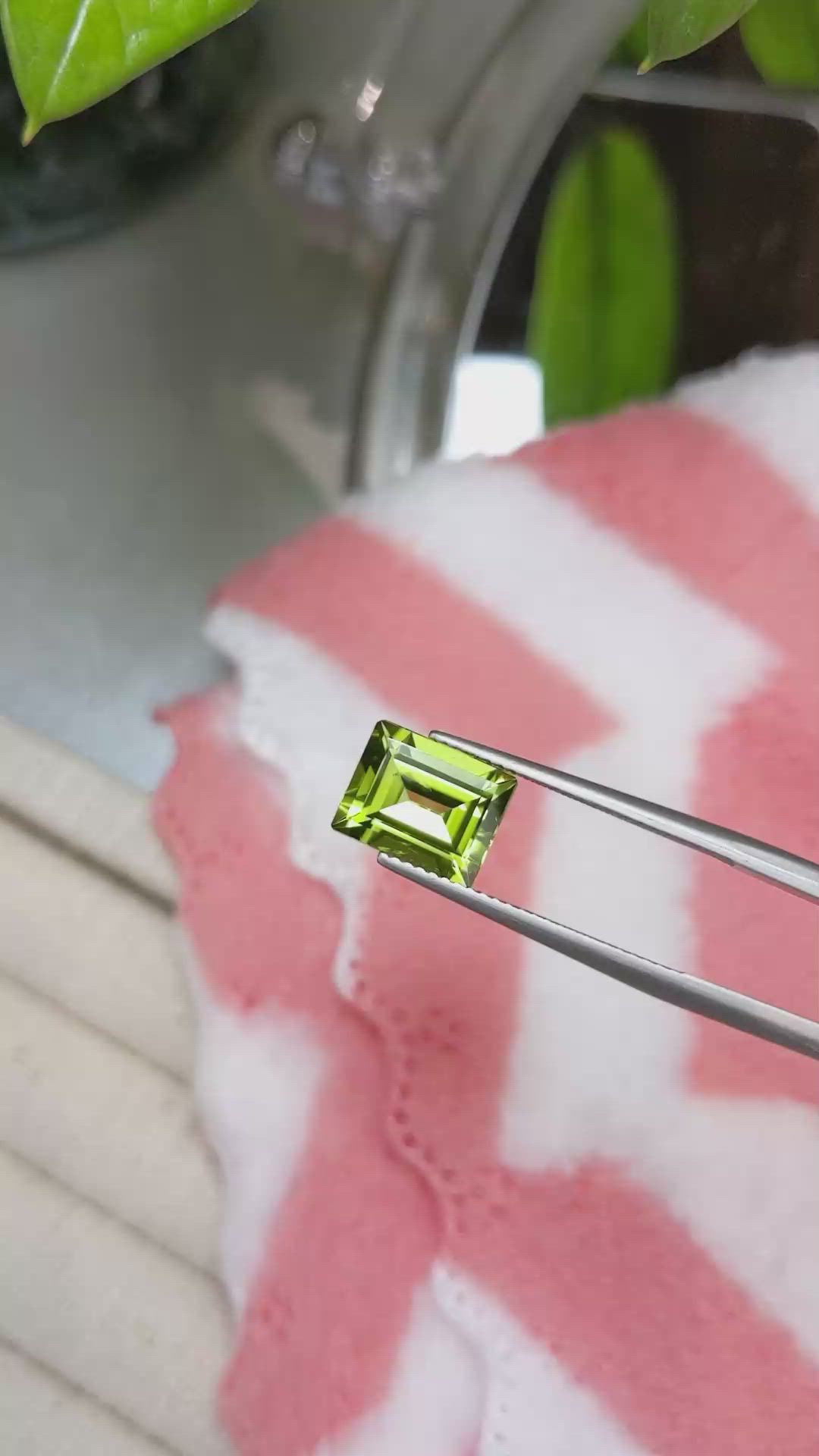 3.21 Ct. Peridot from Burma (Myanmar) Size Video